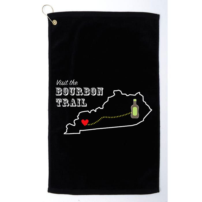 Bourbon Trail Map Kentucky Whiskey Drinking Golf Towel