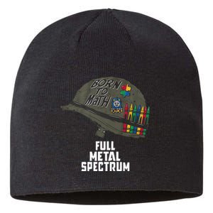 Born To Math Full Metal Spectrum Sustainable Beanie