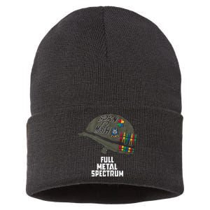 Born To Math Full Metal Spectrum Sustainable Knit Beanie