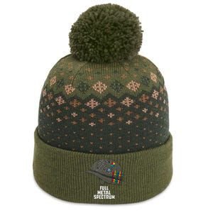 Born To Math Full Metal Spectrum The Baniff Cuffed Pom Beanie