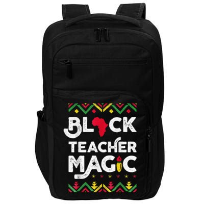 Black Teacher Magic Teacher Black History Month Impact Tech Backpack