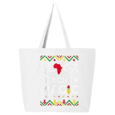 Black Teacher Magic Teacher Black History Month 25L Jumbo Tote