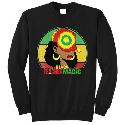 Black Teacher Magic Black History Month Teacher Juneteenth Sweatshirt