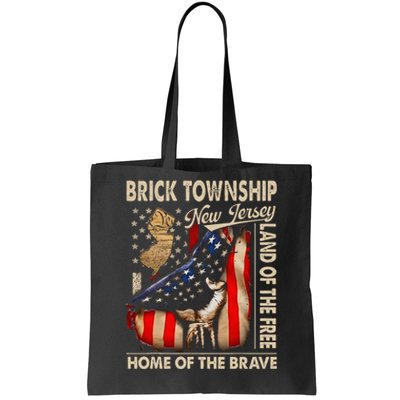 Brick Township New Jersey Usa Flag 4th Of July Tote Bag