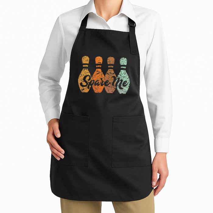 Bowling Team Name Spare Me Full-Length Apron With Pockets