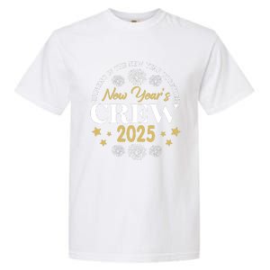 Bringing The New Year Togehter New Year Crew 2025 Garment-Dyed Heavyweight T-Shirt