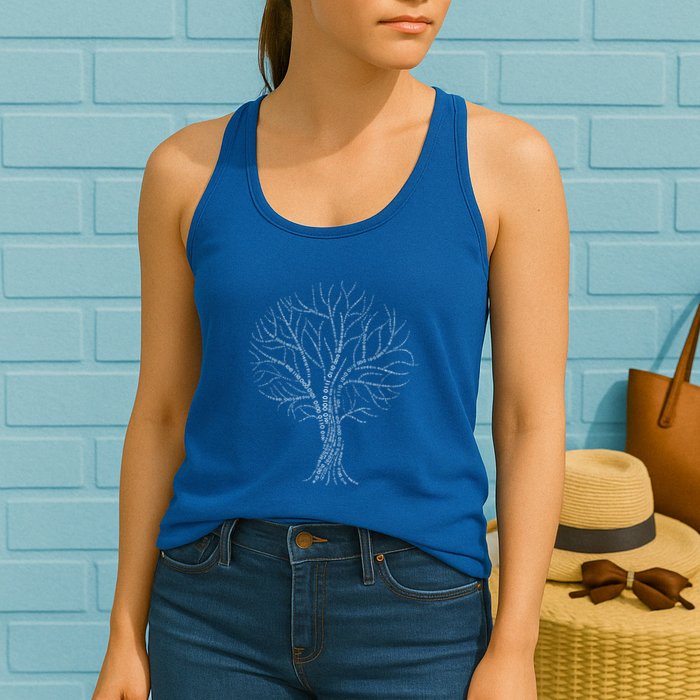 Binary Tree Nerdy Computer Coding Funny Programmer Gift Women's Racerback Tank