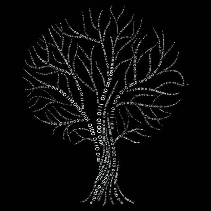 Binary Tree Nerdy Computer Coding Funny Programmer Gift Drawstring Bag