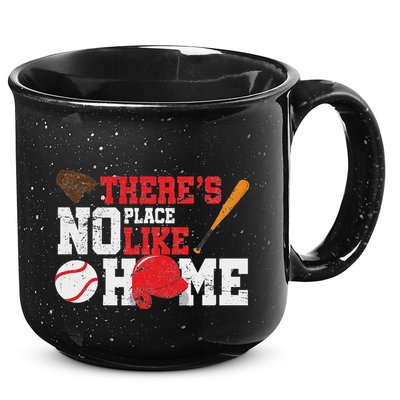 Baseball ThereS No Place Like Home Ball Bat Glove 15oz Campfire Ceramic Mug