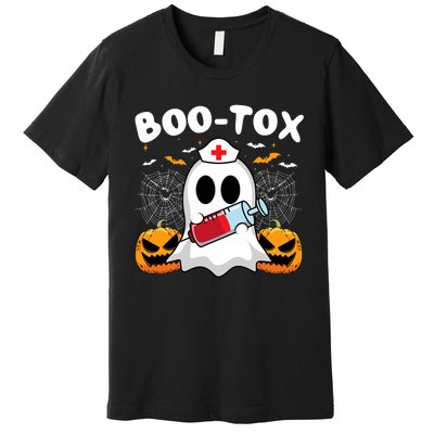 Boo Tox Nurse Injector Halloween Filler Botox Dysport Outfit Premium T-Shirt