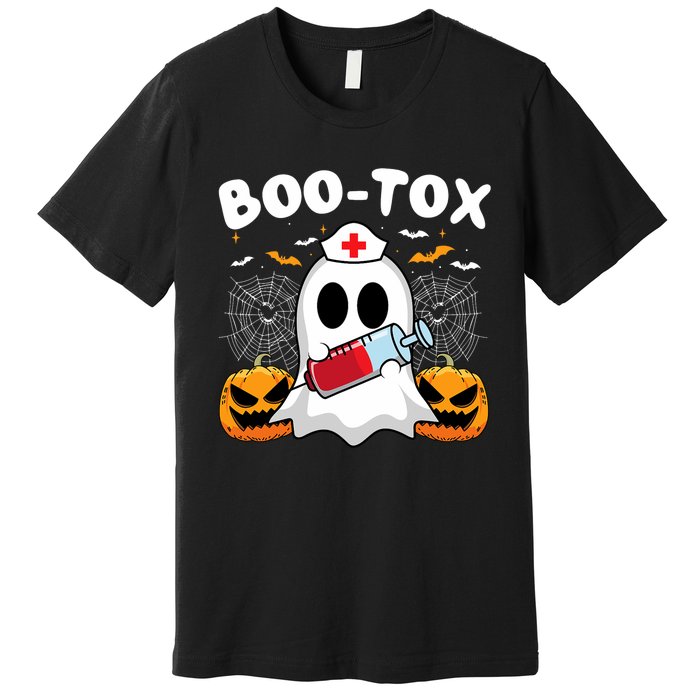 Boo Tox Nurse Injector Halloween Filler Botox Dysport Outfit Premium T-Shirt