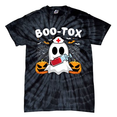 Boo Tox Nurse Injector Halloween Filler Botox Dysport Outfit Tie-Dye T-Shirt