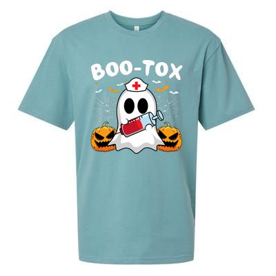 Boo Tox Nurse Injector Halloween Filler Botox Dysport Outfit Sueded Cloud Jersey T-Shirt