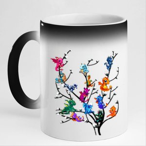 Butterflies Tree Nature Butterfly Lover Lepidopterist 11oz Black Color Changing Mug