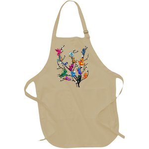 Butterflies Tree Nature Butterfly Lover Lepidopterist Full-Length Apron With Pockets