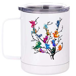 Butterflies Tree Nature Butterfly Lover Lepidopterist 12 oz Stainless Steel Tumbler Cup