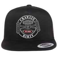 Big Tires Off Road Rc Rock Crawling 4x4 Four Wheel Flat Bill Trucker Hat