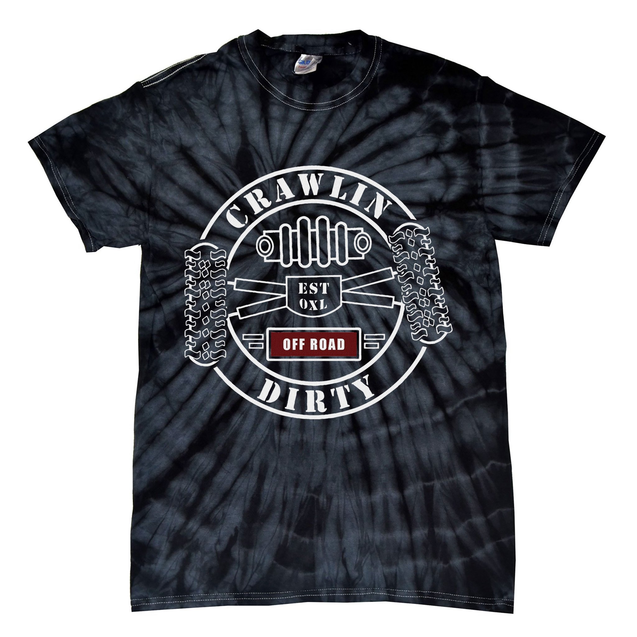 Big Tires Off Road Rc Rock Crawling 4x4 Four Wheel Tie-Dye T-Shirt