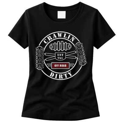 Big Tires Off Road Rc Rock Crawling 4x4 Four Wheel Womens T-Shirt