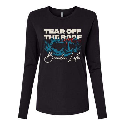 Brandon Tear Off The Roof Merch Lake Totr Womens Cotton Relaxed Long Sleeve T-Shirt