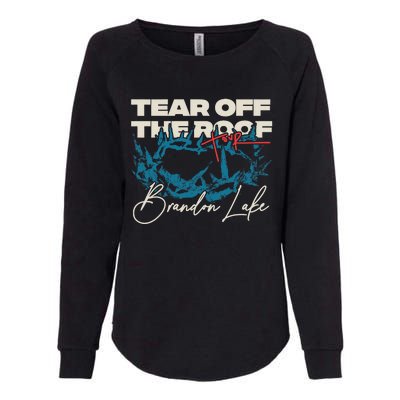 Brandon Tear Off The Roof Merch Lake Totr Womens California Wash Sweatshirt