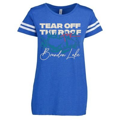 Brandon Tear Off The Roof Merch Lake Totr Enza Ladies Jersey Football T-Shirt