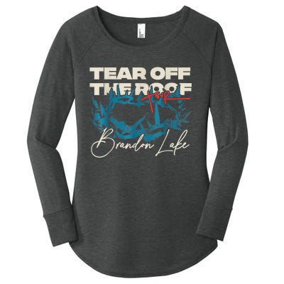 Brandon Tear Off The Roof Merch Lake Totf Women's Perfect Tri Tunic Long Sleeve Shirt