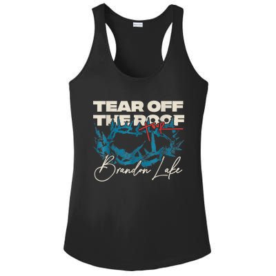 Brandon Tear Off The Roof Merch Lake Totf Ladies PosiCharge Competitor Racerback Tank