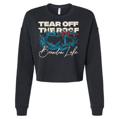 Brandon Tear Off The Roof Merch Lake Totf Cropped Pullover Crew