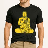 Buddha Texting On Cell Phone Cooling Performance Crew T-Shirt