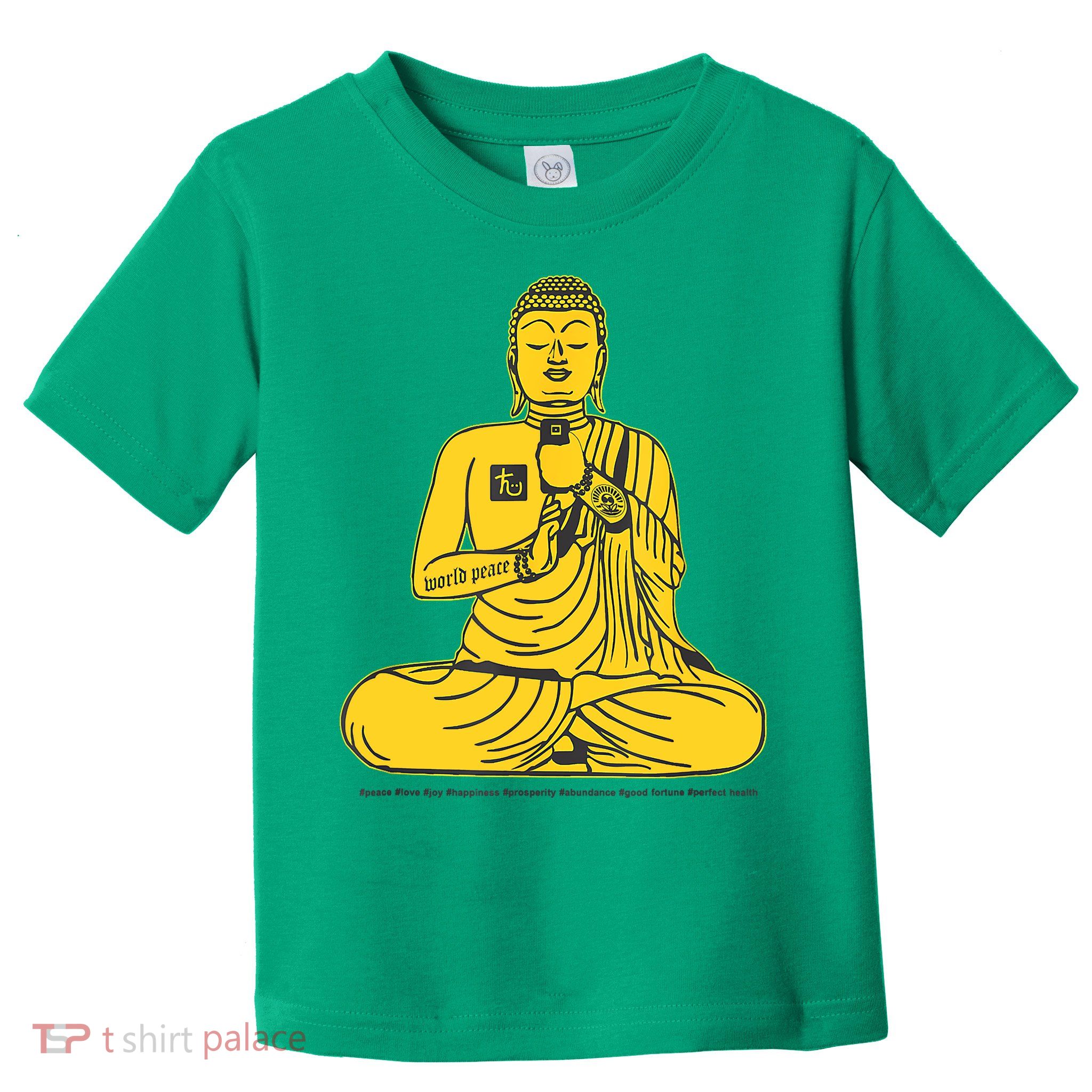 Buddha Texting On Cell Phone Toddler T-Shirt