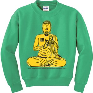 Buddha Texting On Cell Phone Kids Sweatshirt