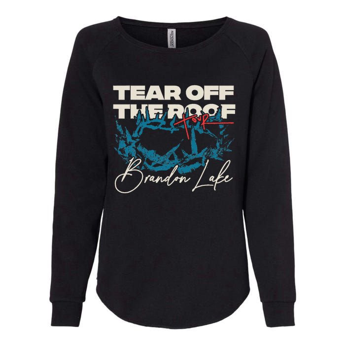 Brandon Tear Off The Roof Merch Lake Totr Womens California Wash Sweatshirt