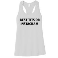 Best Tits On Instagram Women's Racerback Tank