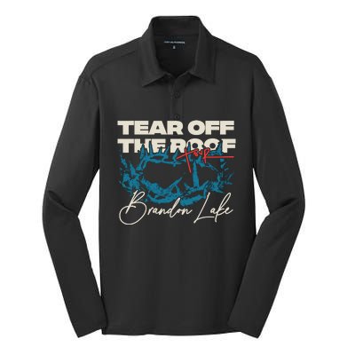 Brandon Tear Off The Roof Merch Lake Totr Silk Touch Performance Long Sleeve Polo