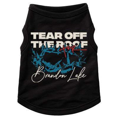 Brandon Tear Off The Roof Merch Lake Totr Doggie Tank