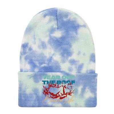 Brandon Tear Off The Roof Merch Lake Totf Tie Dye 12in Knit Beanie