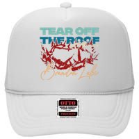 Brandon Tear Off The Roof Merch Lake Totf High Crown Mesh Back Trucker Hat