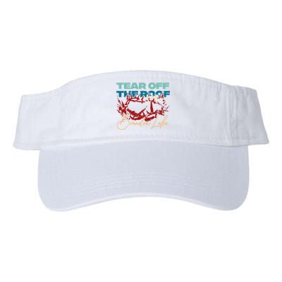 Brandon Tear Off The Roof Merch Lake Totf Valucap Bio-Washed Visor