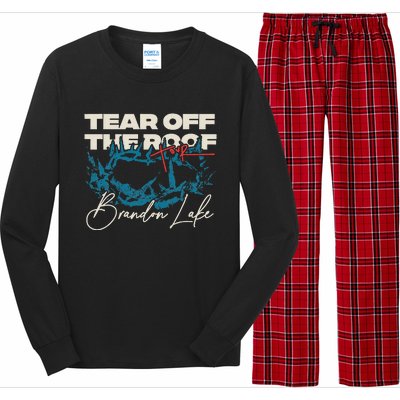 Brandon Tear Off The Roof Merch Lake Totr Long Sleeve Pajama Set