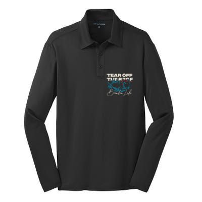 Brandon Tear Off The Roof Merch Lake Totr Silk Touch Performance Long Sleeve Polo