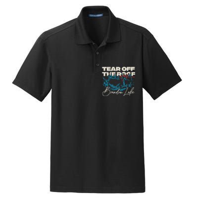 Brandon Tear Off The Roof Merch Lake Totr Dry Zone Grid Polo