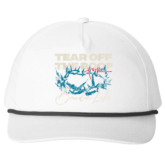 Brandon Tear Off The Roof Merch Lake Totf Snapback Five-Panel Rope Hat