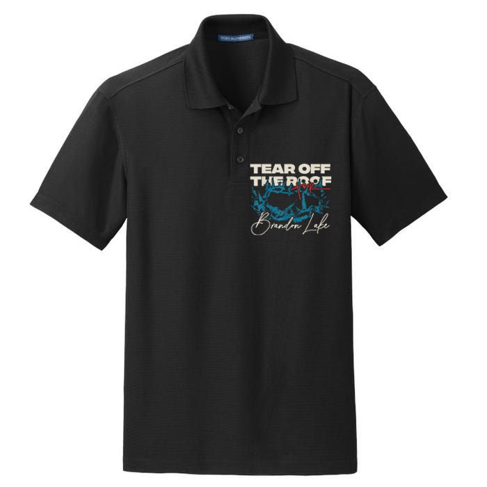 Brandon Tear Off The Roof Merch Lake Totf Dry Zone Grid Polo