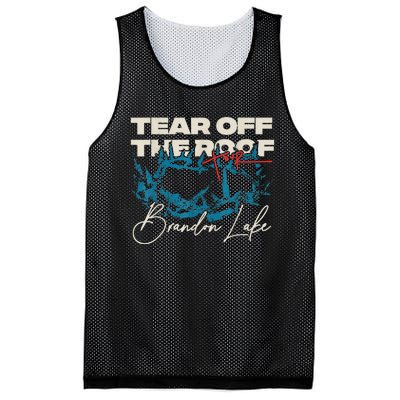 Brandon Tear Off The Roof Merch Lake Totf Mesh Reversible Basketball Jersey Tank