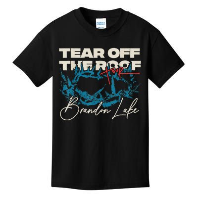 Brandon Tear Off The Roof Merch Lake Totf Kids T-Shirt