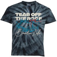 Brandon Tear Off The Roof Merch Lake Totf Kids Tie-Dye T-Shirt