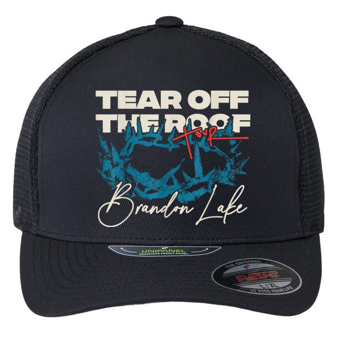 Brandon Tear Off The Roof Merch Lake Totr Flexfit Unipanel Trucker Cap