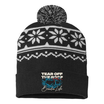 Brandon Tear Off The Roof Merch Lake Totr USA-Made Snowflake Beanie