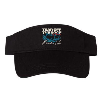 Brandon Tear Off The Roof Merch Lake Totr Valucap Bio-Washed Visor